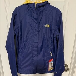 The North Face Womens Stinson Jacket NEW Rain Windbreaker Hood Patriot Blue XS